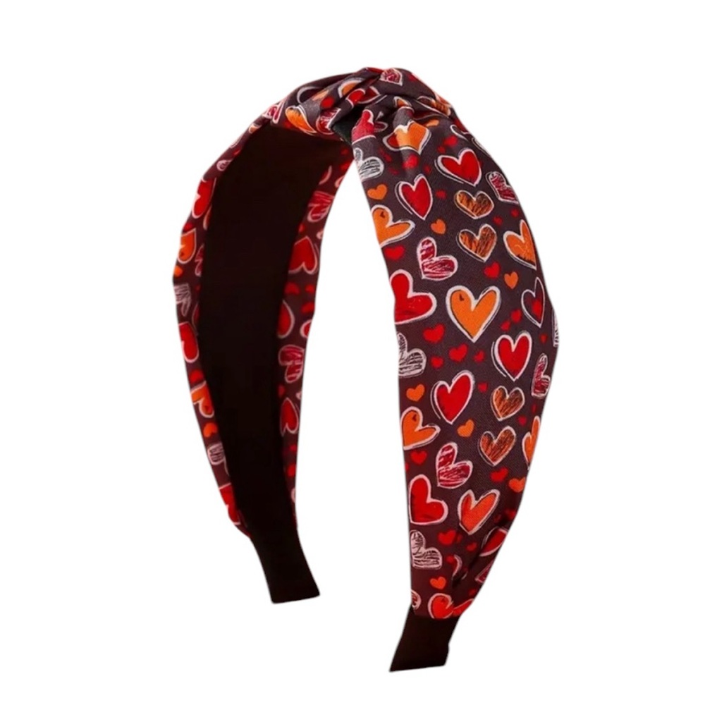 Red Heart Knotted Headband